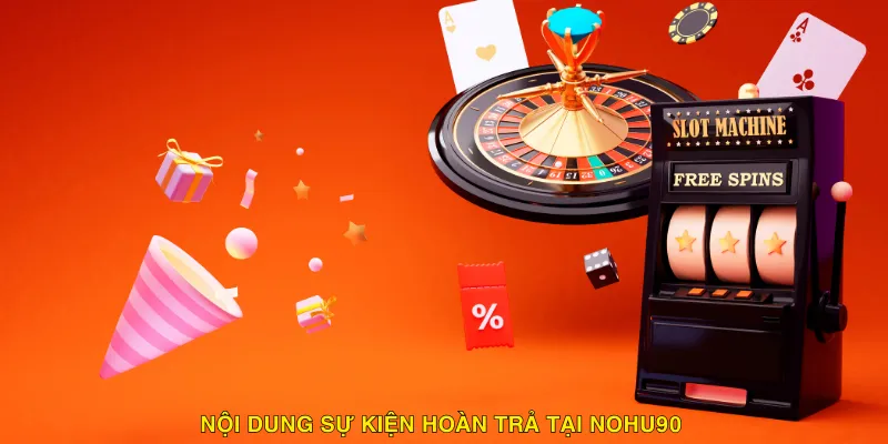 Nội dung chi tiết sự kiện tặng thưởng hoàn trả tại Nohu90 